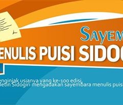 SAYEMBARA MENULIS PUISI dengan Tema “SIDOGIRI”