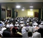 Peserta kursus wakaf ini membludak sampai lima ruangan sehingga tidak banyak peserta yang tidak mendapatkan tempat duduk