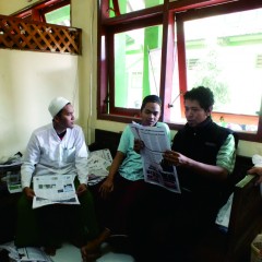 Wartawan Surya Tertarik Beritakan Koran Kabar Ikhtibar