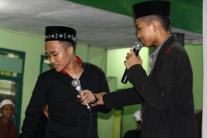 Salah satu peserta Talkshow saat berkomentar tentang Islam Nusantara 