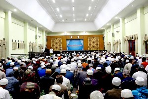 Khidmad: Segenap guru tugas wajib menyimak tausiyah dari Mas. d Nawawi Sa'doellah, Koordinataor TM-TB