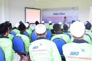 Antusias: Para perwakilan petani dari empat kecamatan Kab. Pasuruan menyimak penyuluhan dari LAZ Sidogiri