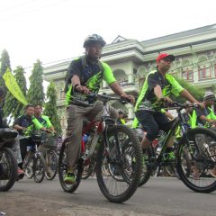 Serambi Sidogiri; Diawali, Fun Bike Diakhiri, Green Walk