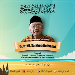 Dr. Ir. Salahuddin Wahid Wafat